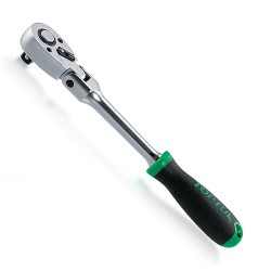 Трещотка 1/2" с шарниром 72 зубца супердлинная CJHM1645 TOPTUL